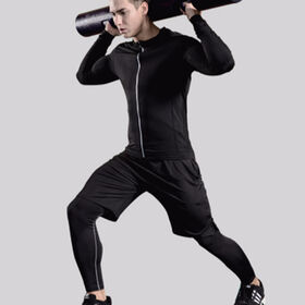 Conjuntos Deportivos de Compresión para Hombre, Mallas de Gimnasio, Ropa de Entrenamiento, Jogging, Conjunto Deportivo para Correr