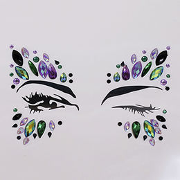 Wholesale Bulk Holographic Rhinestone Body Face Stickers Purple Makeup Body  Face Chunky Jewels - China Tattoo Sticker and Face Gems price