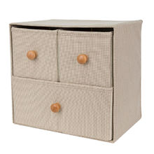 China Collapsible Storage Box Fabric Closet Drawer Organizer On