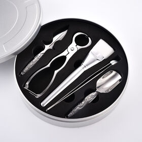 Set of 5PCS Premium Metal Stainless Steel Tea Accessories Chinese Kungfu Tea Utensils
