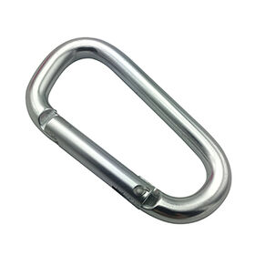 Aluminum camping Carabiner Clip Durable Spring Snap Hook Key Chain Buckle  Clips
