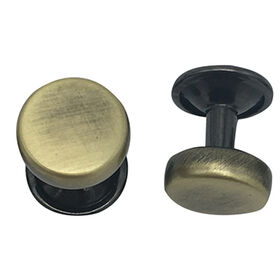10mm Customized 4-part Metal Cap Prong Snap Button Clothes Snap Buttons  $0.01 - Wholesale China Snap Buttons at factory prices from Xiamen QX Trade  Co.,Ltd