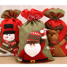 christmas canvas gift bolsas