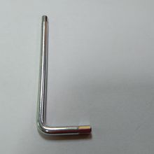 1 @ 4mm A//F SECURITY HEX ALLEN L SHAPE KEY WITH HOLE FOR PIN 90 DEG HEXAGON PIN