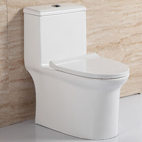 2026 Retail SH4101 Weißer, länglicher Spülkasten, wassersparend, Siphon-WC, Zwei-Mengen-Spülung, für Zuhause
