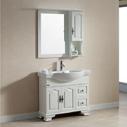 Gabinete de cuarto de baño de la madera contrachapada del hotel de la vanidad del cuarto de baño de madera