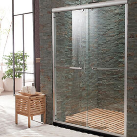 China made SH-7315 sliding open style 120 80 cm shower enclosure 6mm 8mm tempered glass enclosure