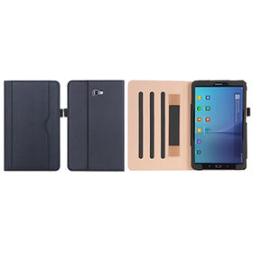 Funda tipo libro con soporte de mano en cuero PU para Samsung Galaxy Tab A 10.1 T580