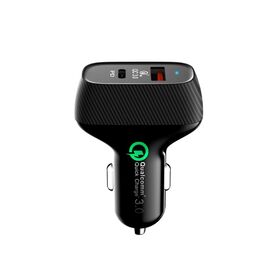  SUNDAREE Car Charger with Plug Outlet, 51W USB Car