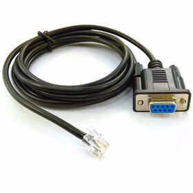 Câble d'interconnexion plat RJ11 vers RS232 DB9 de qualité automobile, longueur 3 m, cuivre étamé, construction flexible, conforme ROHS