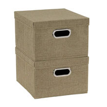 China Storage Box Made Of Paper Fabric With Cardboard Used For Toy