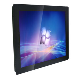 شاشة بإطار مفتوح 17 بوصة مع توصيل VGA و HDMI و USB Type C - شاشة غير تعمل باللمس، زمن استجابة 5 مللي ثانية، حاصلة على تصنيف Energy Star