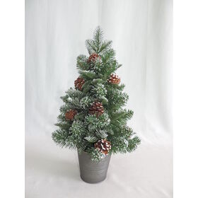 2023 hot selling Artificial christmas decoration tree 60cm pot