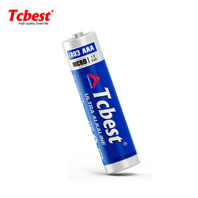 Wholesale OEM/ODM 1.5V AAA LR03 AIkaline battery non-rechargeable for home appliance and toys