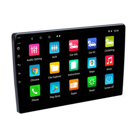 Universal 1din Auto Radio Android Reproductor multimedia 6.9 pulgadas de  pantalla táctil 1 Din coche estéreo Video Navegación GPS Wifi Bluetooth