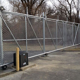 Front Yard Fences Chain Link Fence Gate Security Fencing and Gates