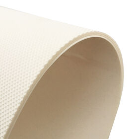 High flexibility white food grade diamond pu pvc conveyor belt