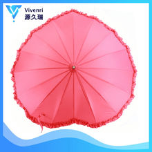 heart shaped wedding umbrella