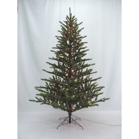 OEM Supplier 210CM height artificial Christmas tree with green needle tips and Christmas decorations