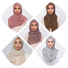 Chiffon Scarf Hijab Women Muslim Hijabs