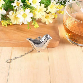 Funny Bird Shape Stainless Steel Fine Mesh Tea Ball Strainer Infuser for Brewing Loose Leaf Tea