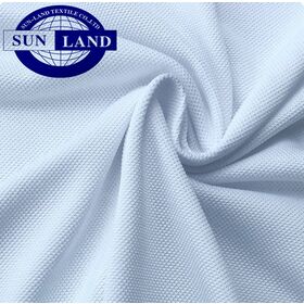 China Quick dry 100% polyester pique knit fabric for polo shirt