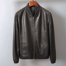 Source Wholesale Price Men Leather Jacket Genuine Leather Plus