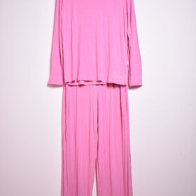 Wholesale Pink Color Fashion Pajamas Women Satin Ladies Sleepwear