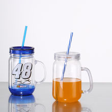 1pc Plastic Drinking Cups Pure Color Plastic Resuable Drinking Cup Handle