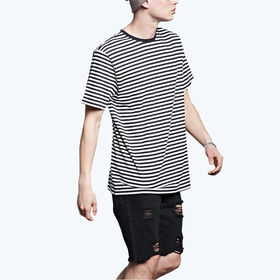 Buy Wholesale China Custom Men Split Two Tone Color Block Half Black Half White T Shirt Men T Shirt At Usd 1 Global Sources