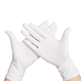 Weiße Latexhandschuhe im Großhandel, Gummi-Latexhandschuhe gepudert/puderfrei für B2B