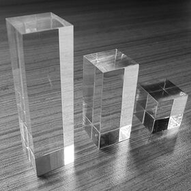 Kundenspezifischer massiver Acrylblock Plexiglasblock PMMA-Block Perspexblock Klarblock