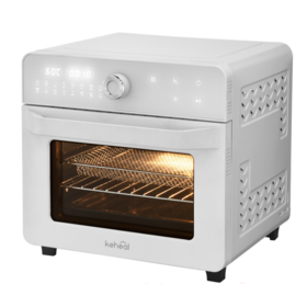 Mini 30L Electric Oven,Convection Countertop Toaster Oven 3 Heating Methods  1300W Three-Layer Multi-Function Small Oven Silver Useful