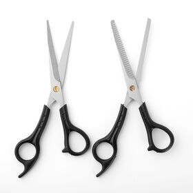 Professional Hair Cutting Scissors Sets 11PCS,Multi-purpose Hair Cutting Tools,Hair Clamps,Stainless Steel Material,for Salon,pet,Kids,Barber,Adults