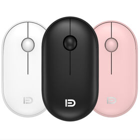 Slim office wireless mouse with silent clicks Nano USB receiver 1600 DPI mini compact optical wireless mouse for computer laptop