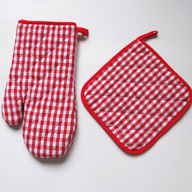 Heat-Resistant Oven Mitts & Kitchen Gloves - Premium BBQ Potholder Set, Non-Slip Cooking Helper (Bulk Wholesale)