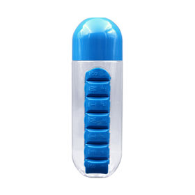 Portable Protein Powder Bottle With Whey Keychain Health Funnel Medicine  Box Small Water Cup Outdoor camping Container