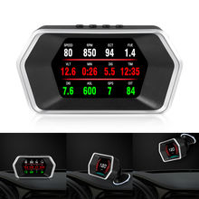 Eanop Hud Head Up 5.5 Lcd Display Obd Ii Car Styling Car Kit Fuel Overspeed  Km/h For Universal Car, Hud Headup Display, Car Hud, Car Projector - Buy  China Wholesale Eanop Hud