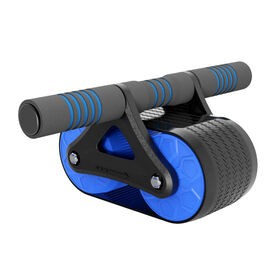 Roue d'exercice abdominale avec assistance de rebond automatique et ressorts de résistance - Équipement d'entraînement pour abdominaux