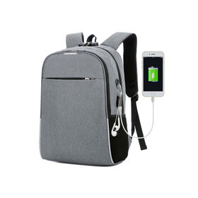 Mochila antirrobo para portátil con carga USB para viajes de negocios, moda al por mayor para hombres