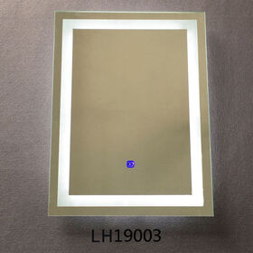 Wandmontierter Schminkspiegel mit LED-Beleuchtung und Touch-Funktion