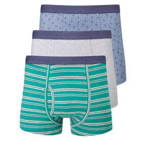 Boxer Briefs Masculinos Justos Listrados Tingidos da Moda em Várias Cores, Cuecas Boxer Sólidas, Roupa Interior Masculina no Atacado