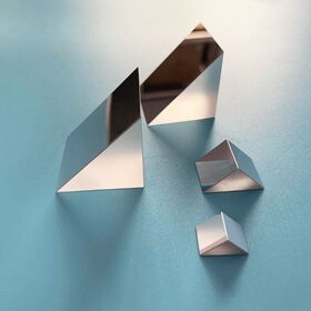 45 degree AL coated K9 right angle prism mirror for image beam displacement