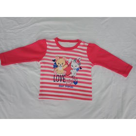 Compre T-shirt Infantil Para Meninas, Sólido, Estampa De Borracha