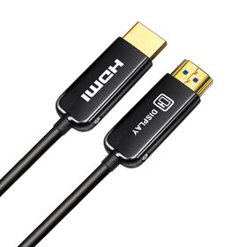 Novo cabo HDMI 2.0 de fibra óptica 4K de design fino, 18 Gbps