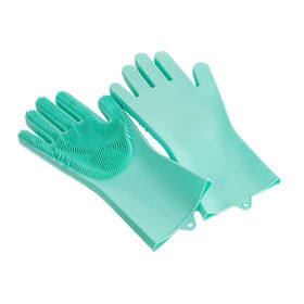Paire de gants de nettoyage en Silicone réutilisables , Gants épurateur de  nettoyage de voiture et lavage de vaisselle