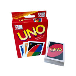 Mattel UNO-FLIP Card Game Iron Box genuine UNO Family Fun Fun Playing Cards  children's board game card toy Gift - AliExpress