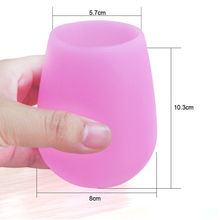 Silicone Travel Foldable Unbreakable Art Hose 9.5 Inch High Pink