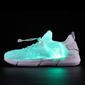 LED Light Up Shoes for Men Women, Light Fiber Optic India