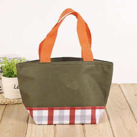 Bolsa de almuerzo portátil con aislamiento térmico, mini bolsa térmica para comidas y aperitivos, bolso compacto aislado perfecto para almuerzos para llevar